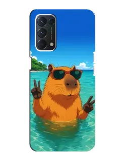 Чохол для OPPO A74 з картинкою «Морська капібара» Чохол для OPPO A74 з картинкою «Морська капібара»