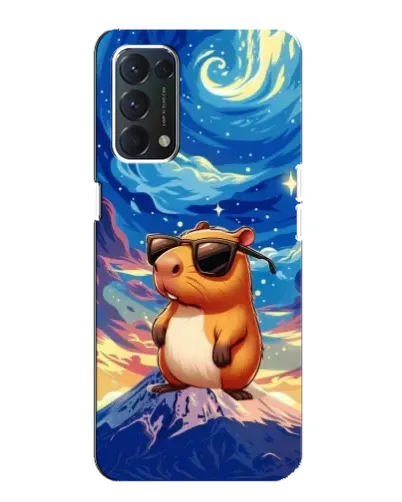 Чохол для OPPO A74 з картинкою «Капібара Ван Гога»
