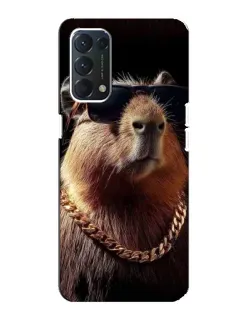 Чохол для OPPO A74 з картинкою «Капібара золотий ланцюг» Чохол для OPPO A74 з картинкою «Капібара золотий ланцюг»