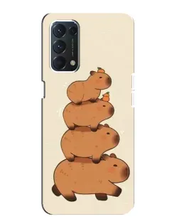 Чохол для OPPO A74 з картинкою «Вежа з капібар» Чохол для OPPO A74 з картинкою «Вежа з капібар»