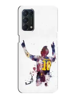 Чохол для OPPO A74 з картинкою «Акварельний Мессі Барселона» Чохол для OPPO A74 з картинкою «Акварельний Мессі Барселона»