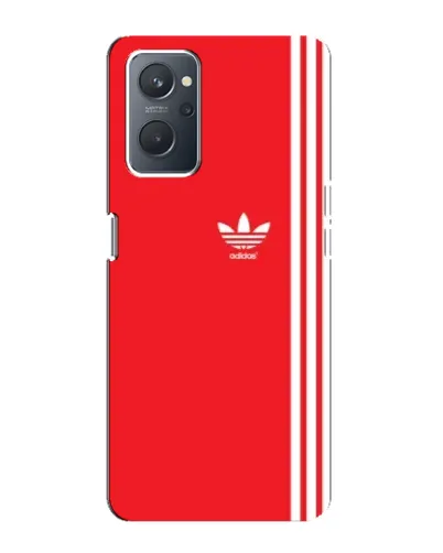 Чохол для OPPO A76 з картинкою «Червоний мінімалізм Adidas»