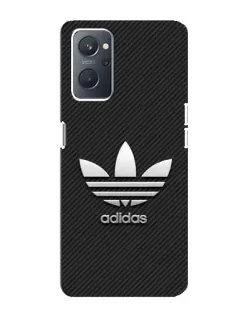 Чохол для OPPO A76 з картинкою «Adidas Карбонова текстура»