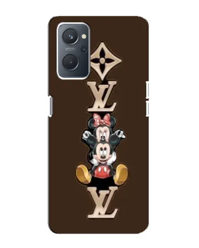 Чехол для OPPO A76 с картинкой «LV и Микки Маус»