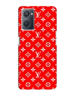 Чехол для OPPO A76 с картинкой «Яркий паттерн LV»