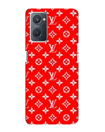 Чехол для OPPO A76 с картинкой «Яркий паттерн LV»
