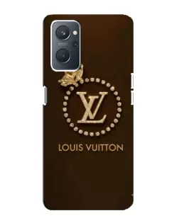 Чехол для OPPO A76 с картинкой «LV — золотая печать»