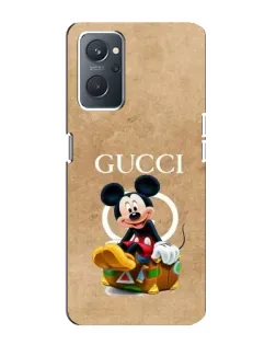 Чохол для OPPO A76 з картинкою «Міккі Маус Gucci — крафт»