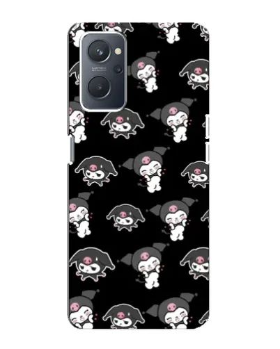 Чохол для OPPO A76 з картинкою «Чорний паттерн Kuromi» Чохол для OPPO A76 з картинкою «Чорний паттерн Kuromi»