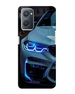 Чохол для OPPO A76 з картинкою «Погляд BMW з синіми фарами» Чохол для OPPO A76 з картинкою «Погляд BMW з синіми фарами»