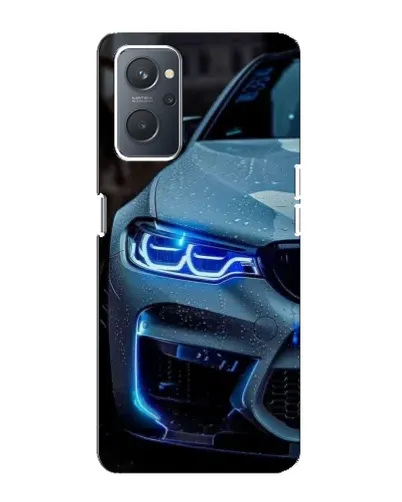 Чохол для OPPO A76 з картинкою «Погляд BMW з синіми фарами»