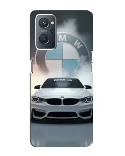 Чохол для OPPO A76 з картинкою «BMW в білому диму» Чохол для OPPO A76 з картинкою «BMW в білому диму»
