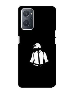 Чохол для OPPO A76 з картинкою «PUBG — білий шолом»