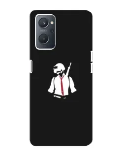 Чохол для OPPO A76 з картинкою «PUBG — силует воїна»