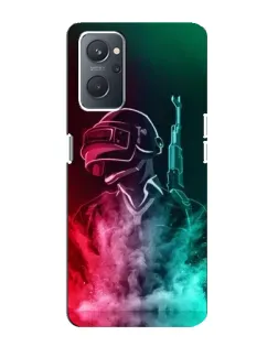Чохол для OPPO A76 з картинкою «PUBG — вогняний воїн»