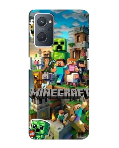 Чохол для OPPO A76 з картинкою «Замок Minecraft»