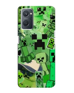 Чохол для OPPO A76 з картинкою «Кріпери Minecraft» Чохол для OPPO A76 з картинкою «Кріпери Minecraft»
