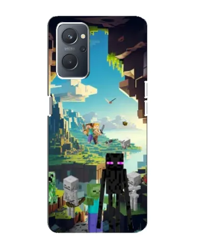Чохол для OPPO A76 з картинкою «Ендермен у лісі»