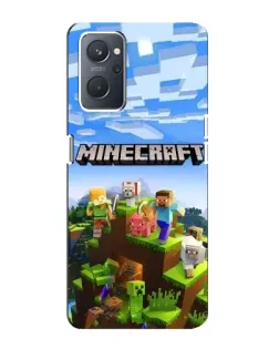 Чохол для OPPO A76 з картинкою «Minecraft класичний світ»