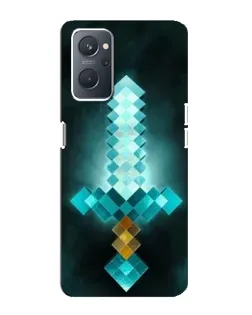 Чохол для OPPO A76 з картинкою «Алмазний меч неон»
