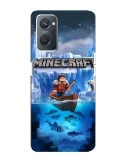 Чохол для OPPO A76 з картинкою «Minecraft льодянийсвіт»