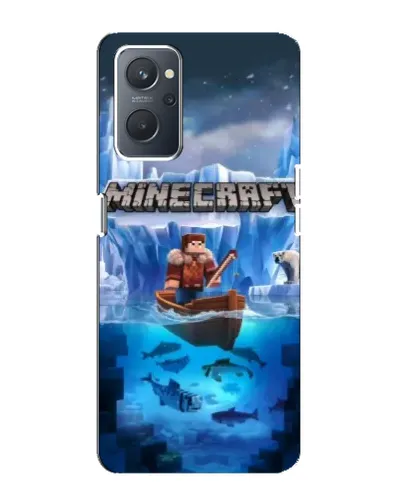Чохол для OPPO A76 з картинкою «Minecraft льодянийсвіт»