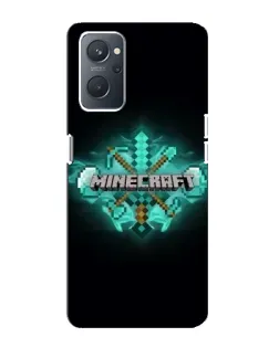 Чохол для OPPO A76 з картинкою «Minecraft Diamond лого»