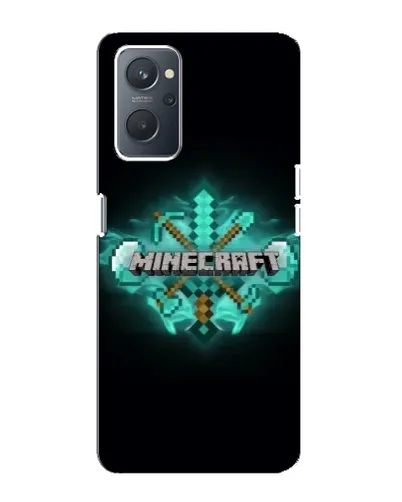 Чохол для OPPO A76 з картинкою «Minecraft Diamond лого»