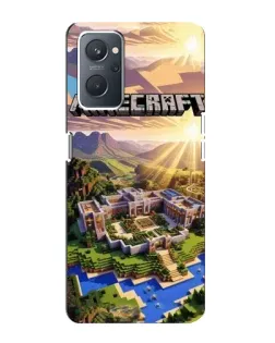 Чохол для OPPO A76 з картинкою «Minecraft панорама»