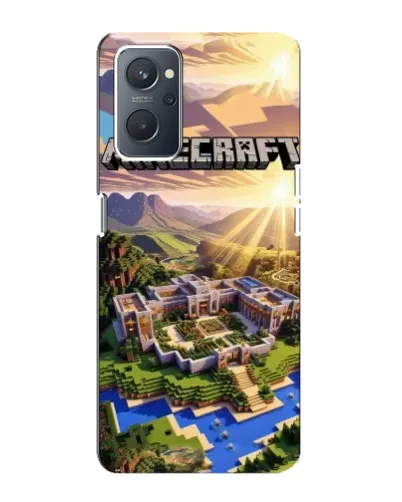 Чохол для OPPO A76 з картинкою «Minecraft панорама»
