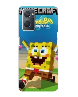 Чехол для OPPO A76 с картинкой «Губка Боб Minecraft» Чехол для OPPO A76 с картинкой «Губка Боб Minecraft»