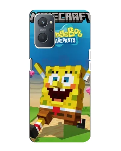 Чехол для OPPO A76 с картинкой «Губка Боб Minecraft» Чехол для OPPO A76 с картинкой «Губка Боб Minecraft»