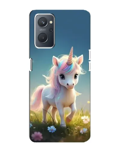 Чехол для OPPO A76 с картинкой «Единорог на поляне»