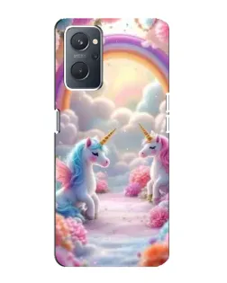 Чехол для OPPO A76 с картинкой «Радуга и единороги» Чехол для OPPO A76 с картинкой «Радуга и единороги»