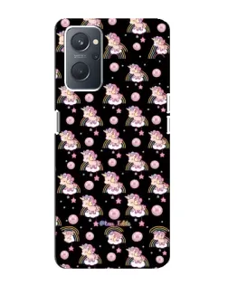 Чехол для OPPO A76 с картинкой «Magic Unicorn паттерн»