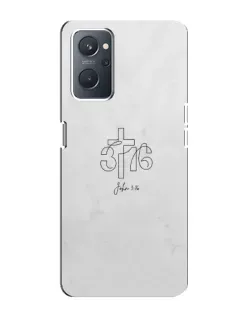 Чохол для OPPO A76 з картинкою «Івана 3:16 Хрест» Чохол для OPPO A76 з картинкою «Івана 3:16 Хрест»