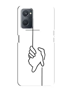 Чохол для OPPO A76 з картинкою «Рука тримає» Чохол для OPPO A76 з картинкою «Рука тримає»