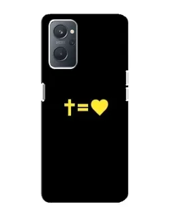 Чохол для OPPO A76 з картинкою «Серце та Хрест»