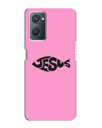 Чохол для OPPO A76 з картинкою «Рожевий символ Jesus» Чохол для OPPO A76 з картинкою «Рожевий символ Jesus»