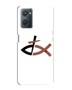 Чохол для OPPO A76 з картинкою «Риба та хрест»