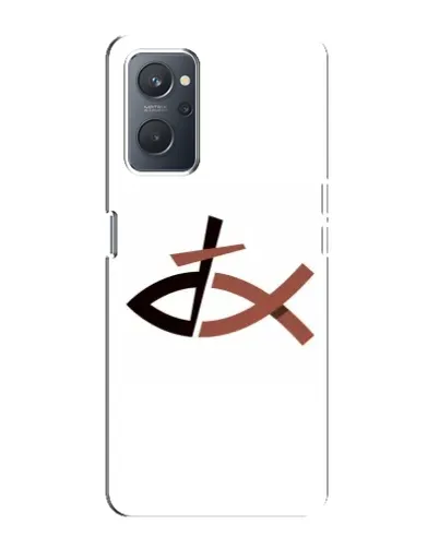 Чохол для OPPO A76 з картинкою «Риба та хрест» Чохол для OPPO A76 з картинкою «Риба та хрест»