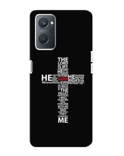 Чехол для OPPO A76 с картинкой «Текстовый крест»