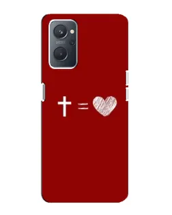 Чехол для OPPO A76 с картинкой «Уравнение любви»