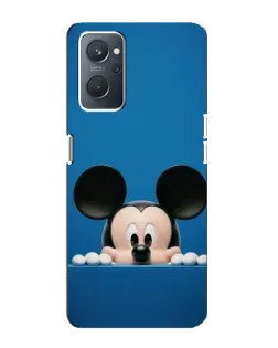 Чехол для OPPO A76 с картинкой «Микки выглядывает»