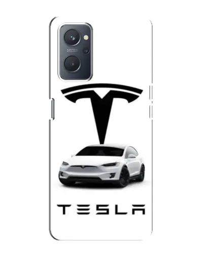 Чехол для OPPO A76 с картинкой «Tesla White Style» Чехол для OPPO A76 с картинкой «Tesla White Style»