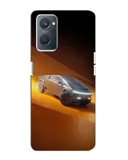 Чохол для OPPO A76 з картинкою «Cybertruck у пустелі»