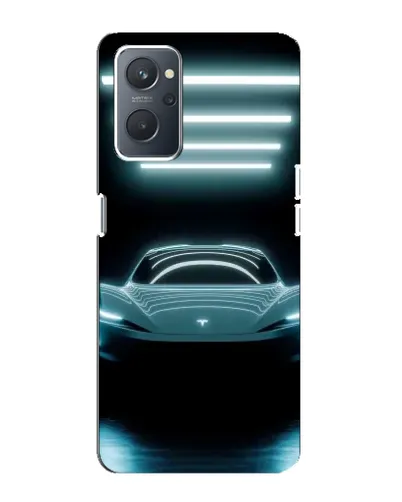 Чехол для OPPO A76 с картинкой «Tesla в неоне» Чехол для OPPO A76 с картинкой «Tesla в неоне»