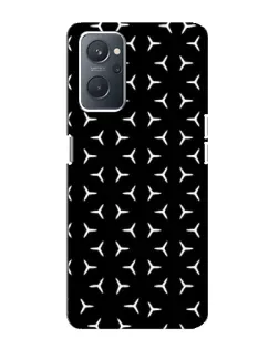 Чехол для OPPO A76 с картинкой «Mercedes паттерн звезд»