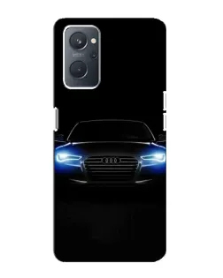Чохол для OPPO A76 з картинкою «Audi в неоні»