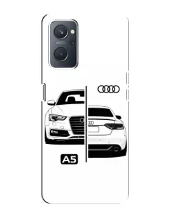 Чохол для OPPO A76 з картинкою «Audi — контрастний дизайн»